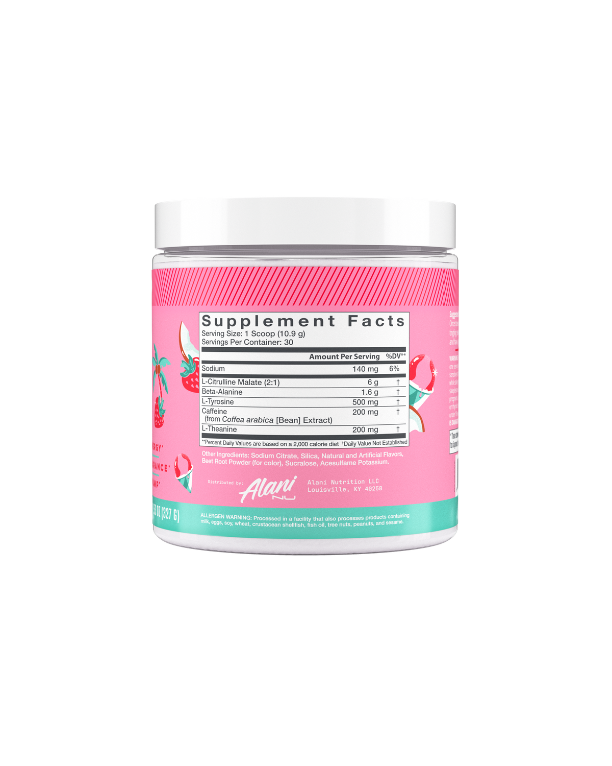 Alani Nu Pre-Workout - Hawaiian Shaved Ice E8 - image 3