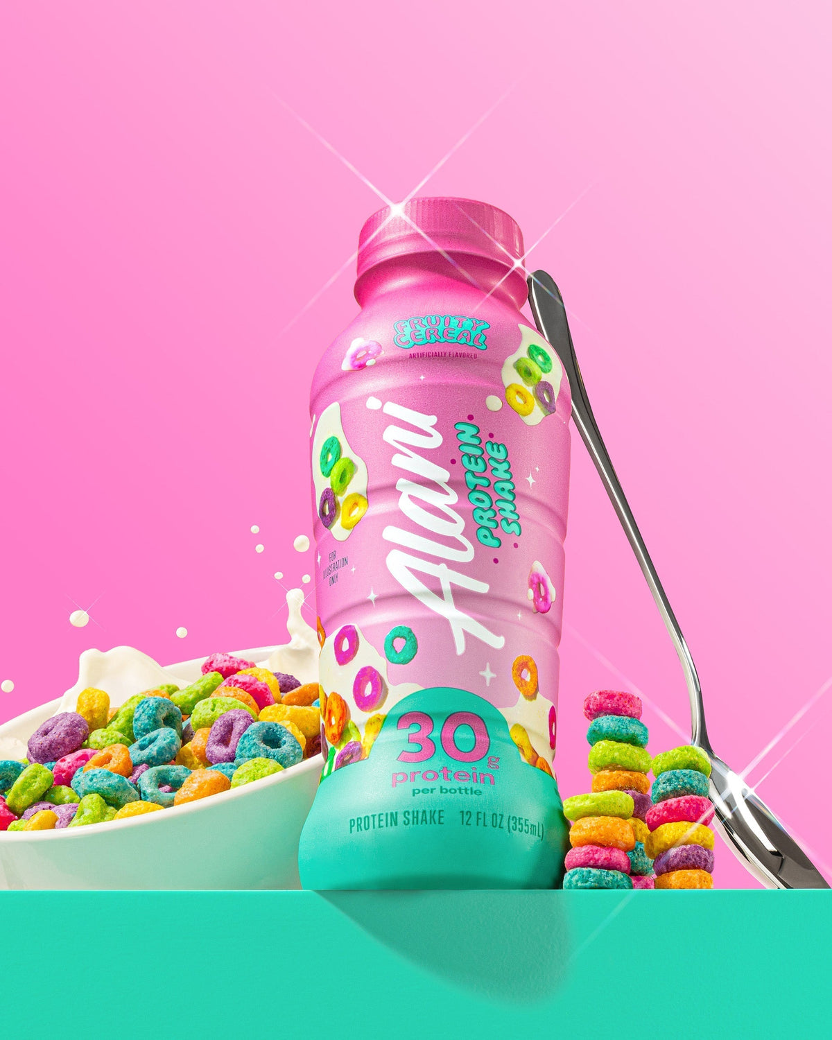 Alani Nu 30g protein shake - fruity cereal K6 - image 3