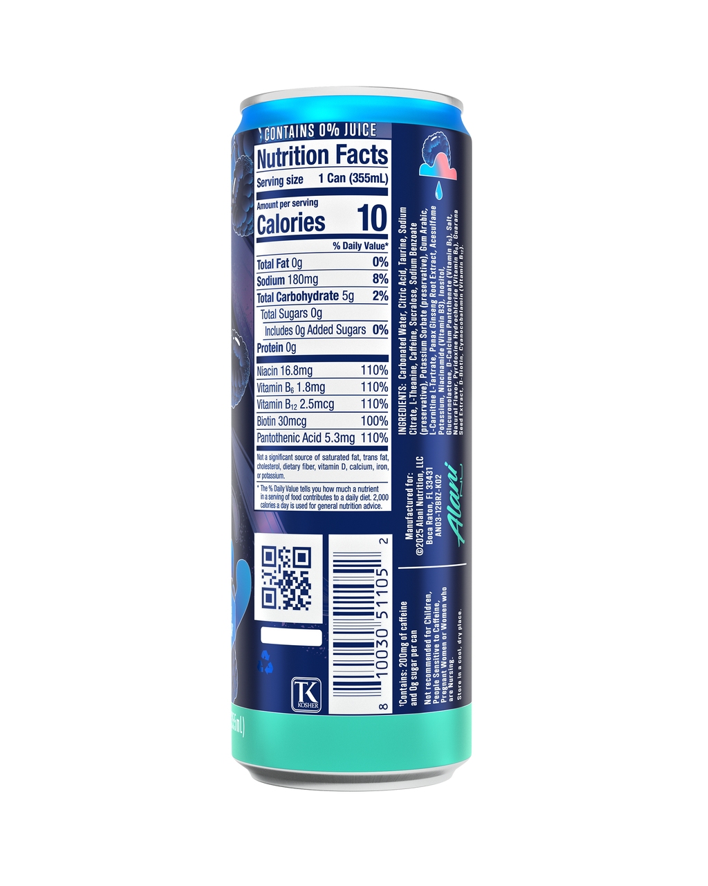Alani Nu Energy Drink - Breezeberry G7 - image 3