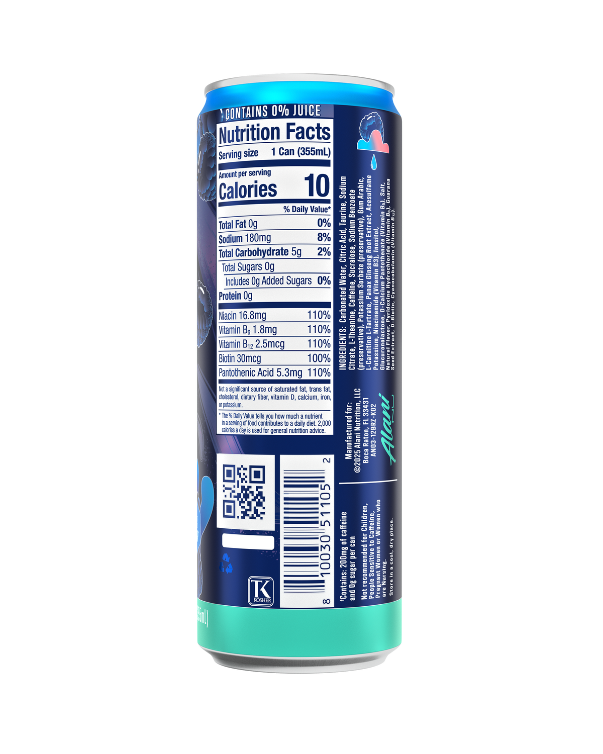 Alani Nu Energy Drink - Breezeberry G7 - image 3