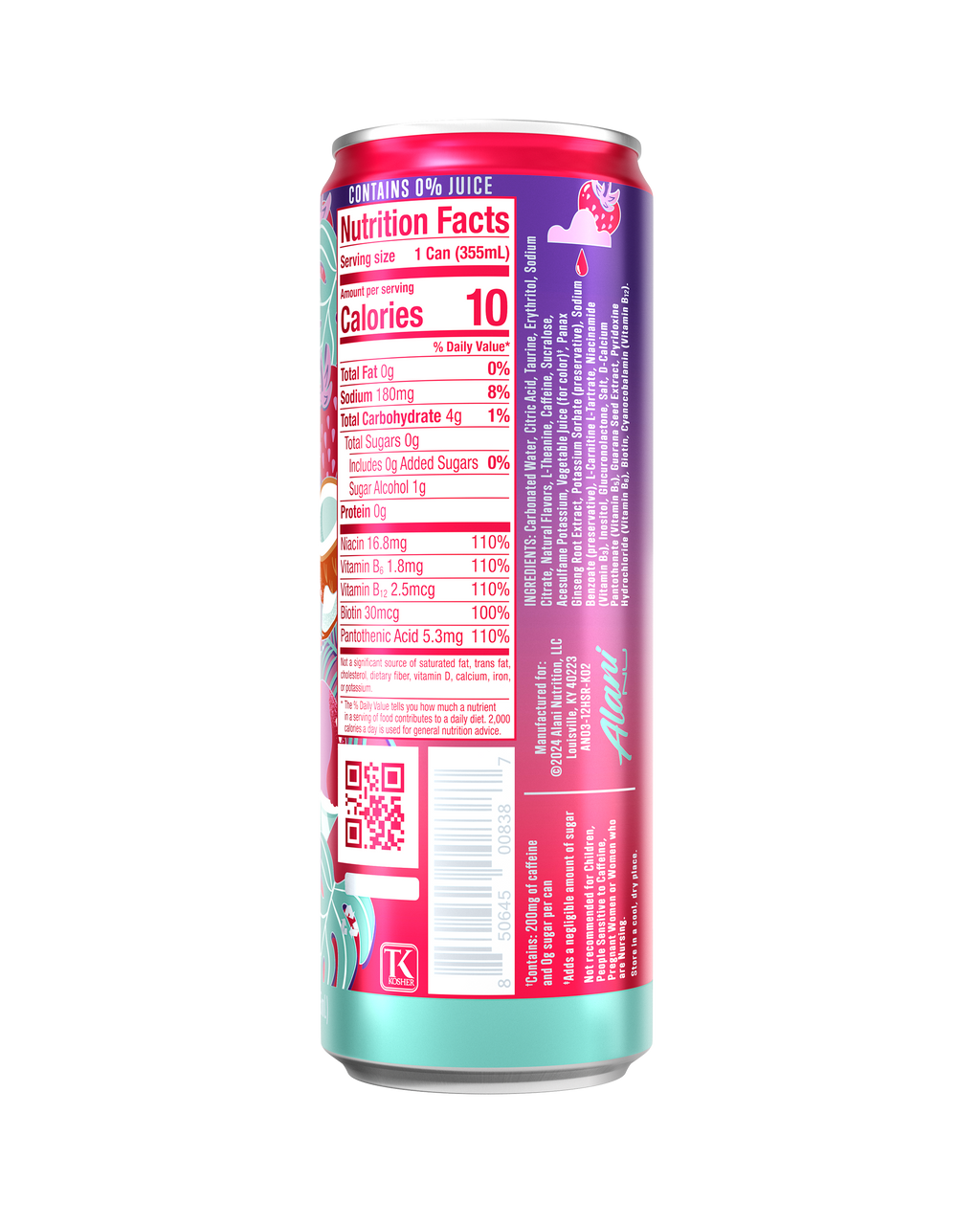 Alani Nu Energy Drink - Hawaiian Shaved Ice O7 - image 3