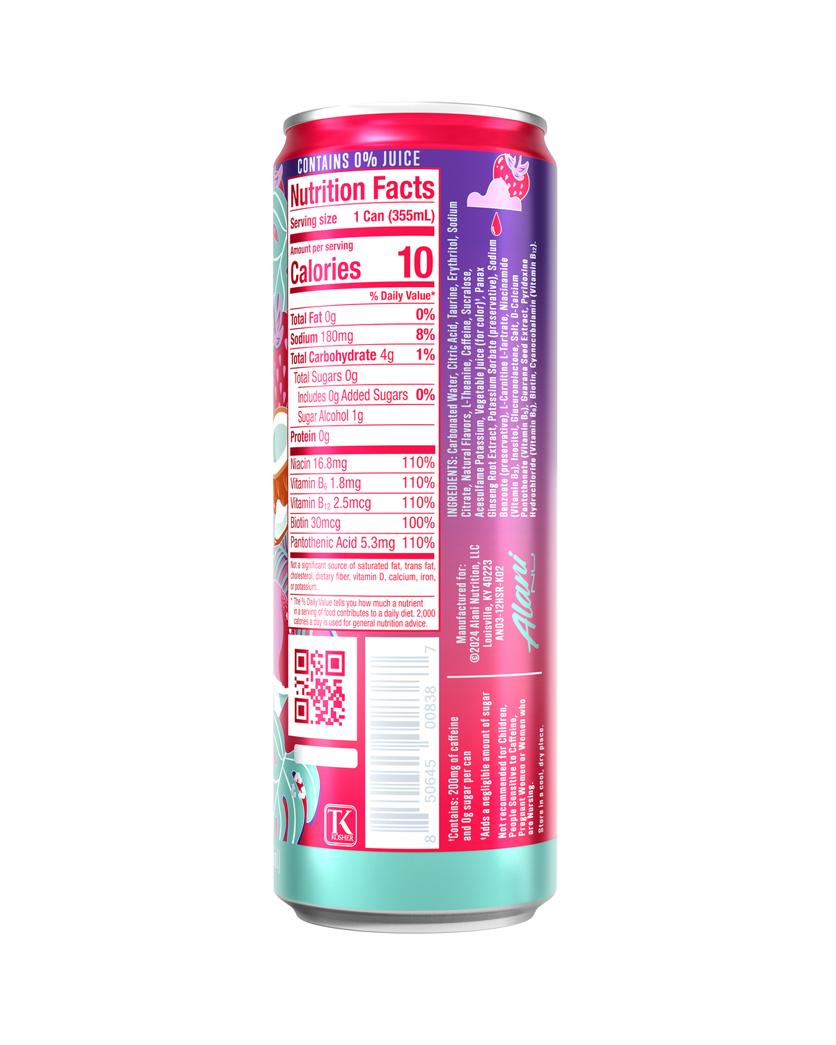 Alani Nu Energy Drink - Hawaiian Shaved Ice O7 - image 3