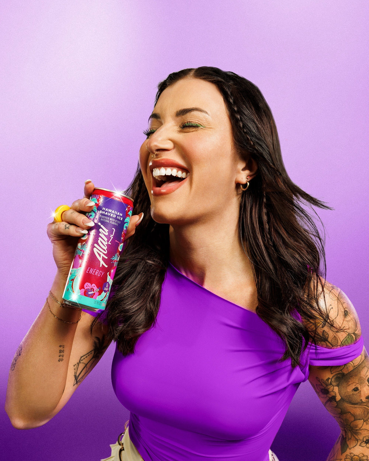 Alani Nu Energy Drink - Hawaiian Shaved Ice O7 - image 5