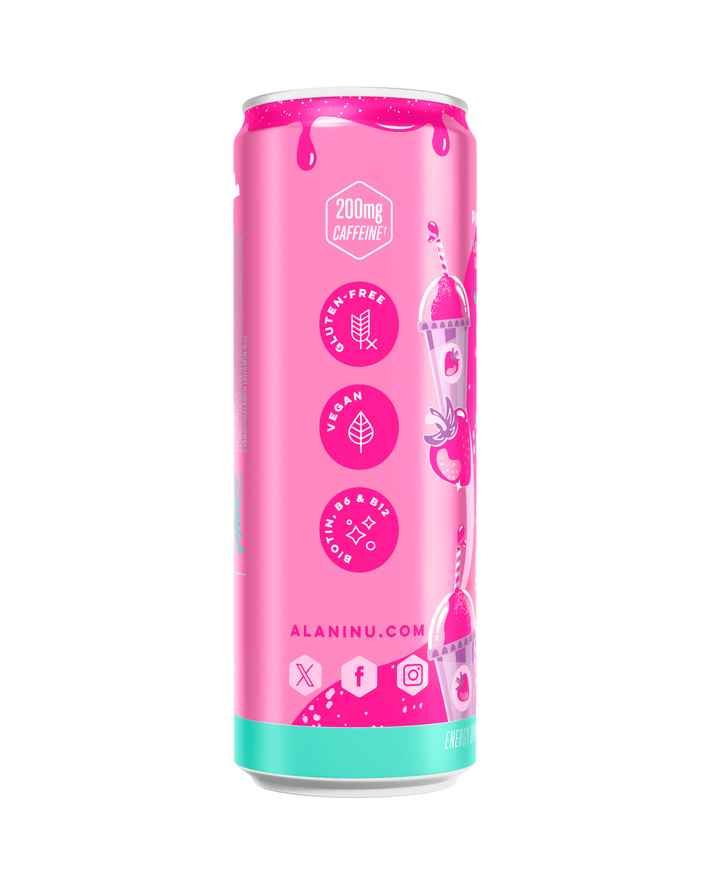 Alani Nu Energy Drink - Pink Slush U2 - image 2