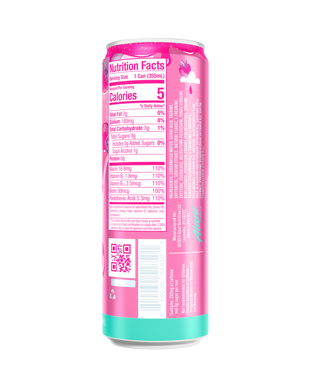 Alani Nu Energy Drink - Pink Slush U2 - image 3