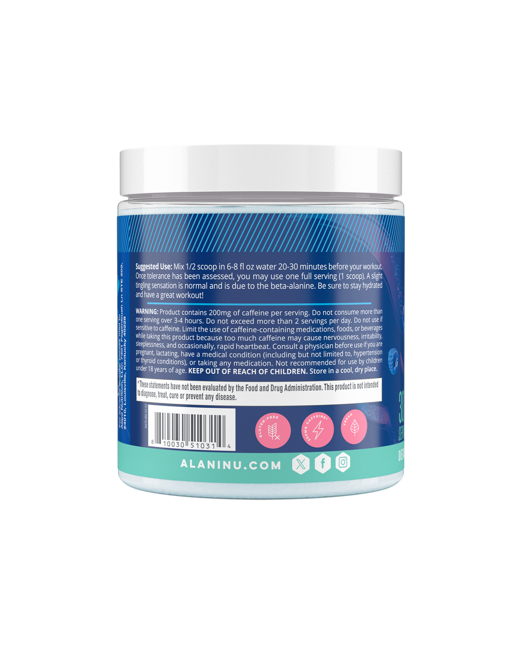Alani Nu Pre-Workout - Breezeberry Y8 - image 3