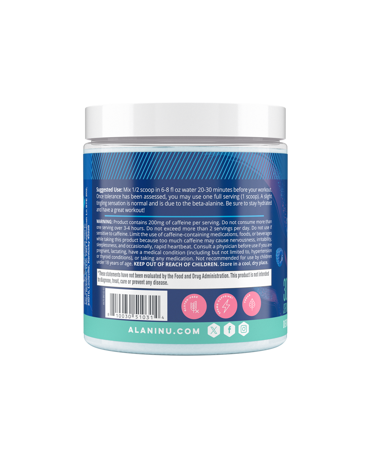 Alani Nu Pre-Workout - Breezeberry Y8 - image 3