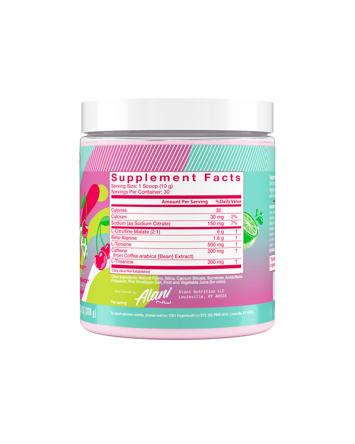 Alani Nu Pre-Workout - Cherry Twist K5 - image 2