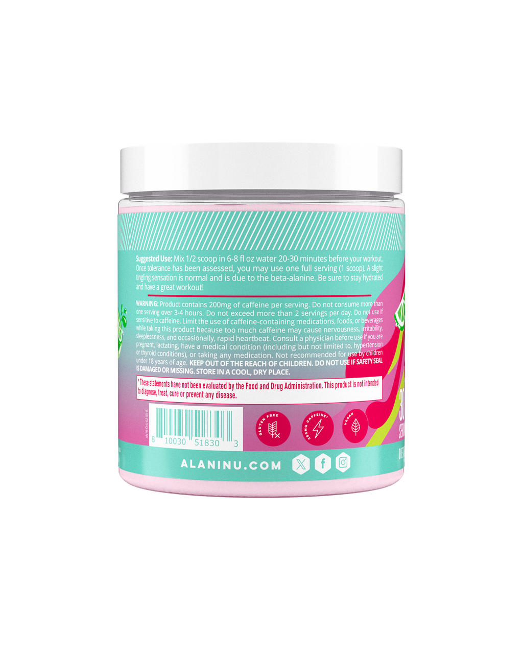 Alani Nu Pre-Workout - Cherry Twist K5 - image 3