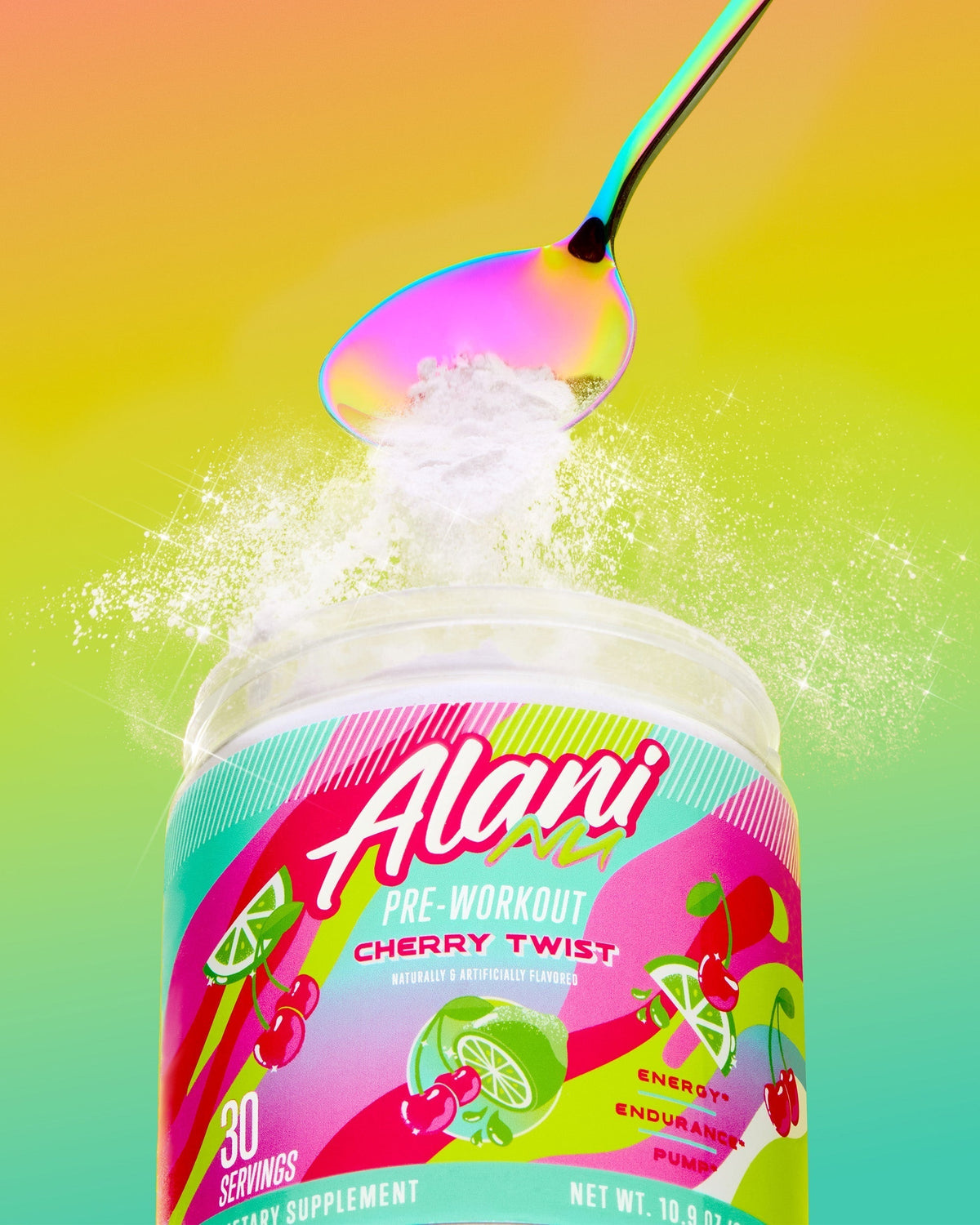 Alani Nu Pre-Workout - Cherry Twist K5 - image 5