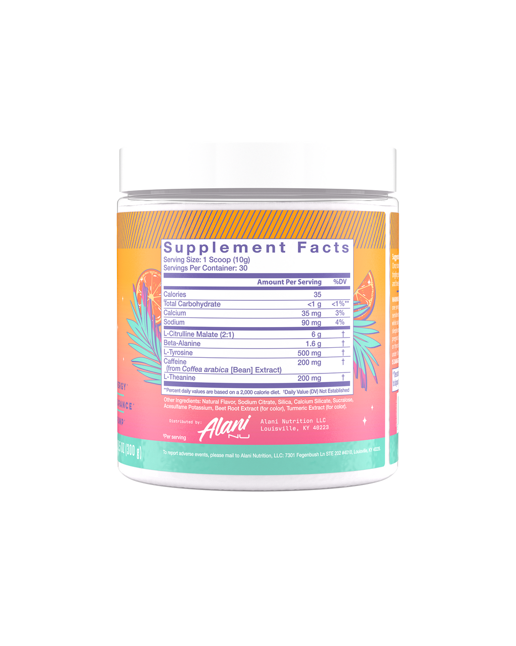 Alani Nu Pre-Workout - Orange Kiss U6 - image 2