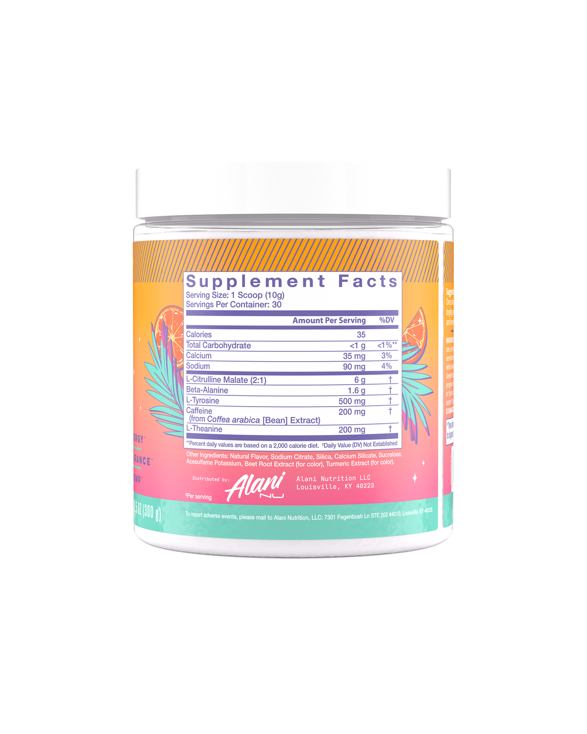 Alani Nu Pre-Workout - Orange Kiss Y9 - image 2
