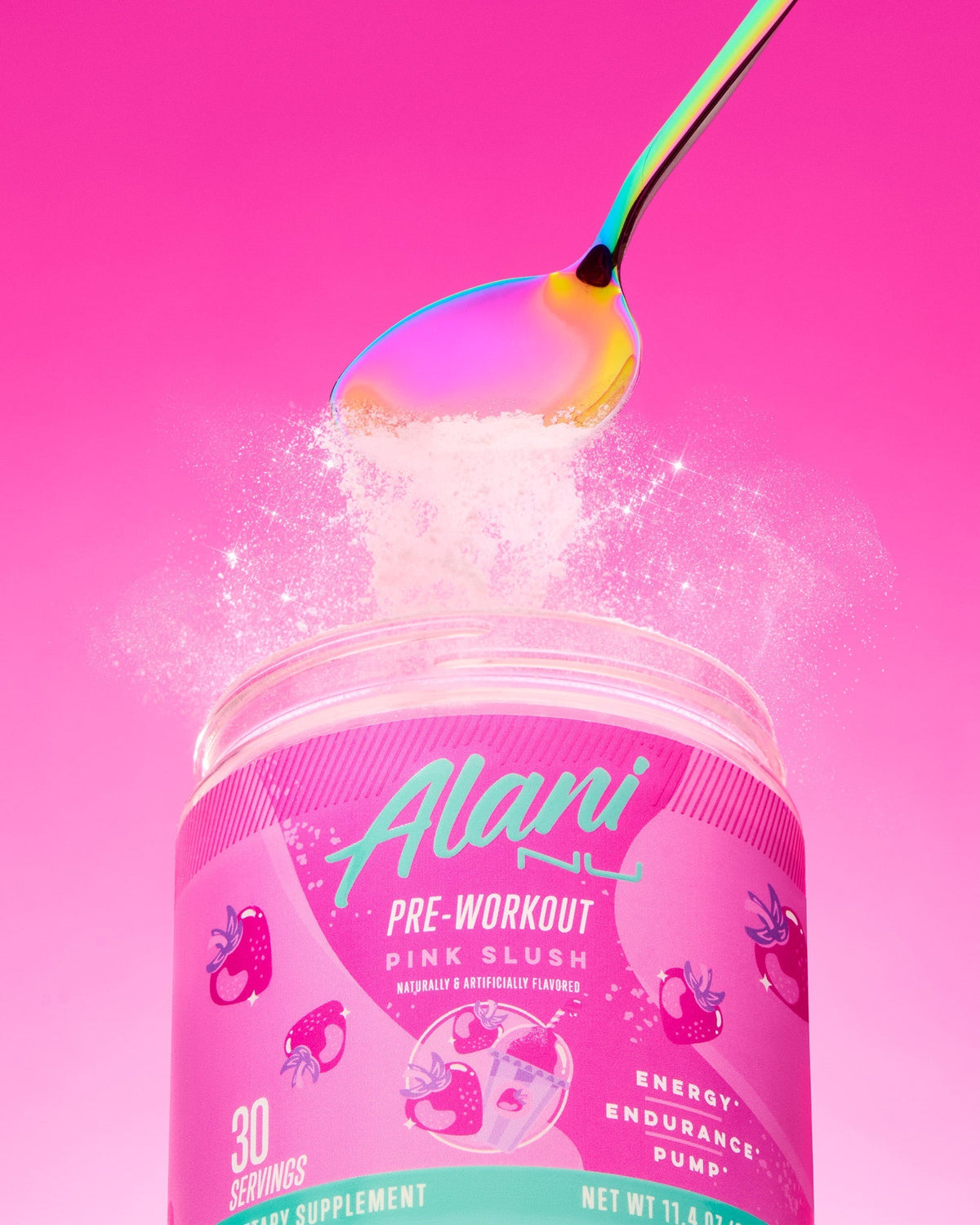 Alani Nu Pre-Workout - Pink Slush V8 - image 5