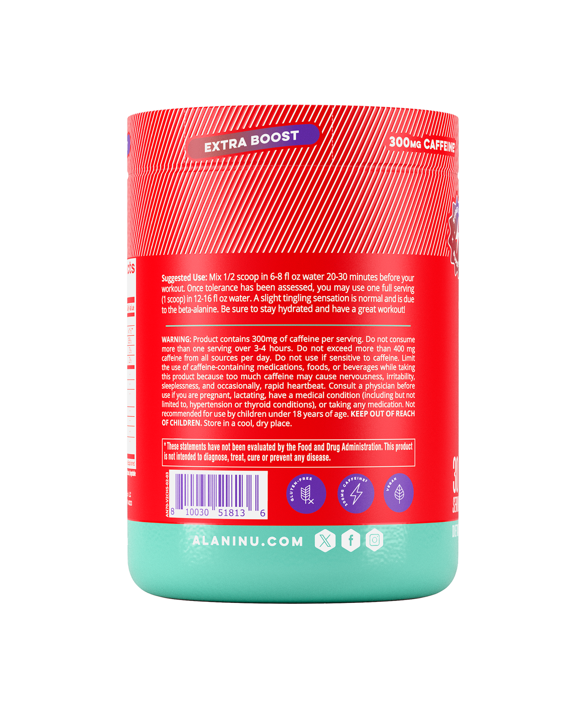 Alani Nu Pre-Workout+ - Cherry Slush Z5 - image 3