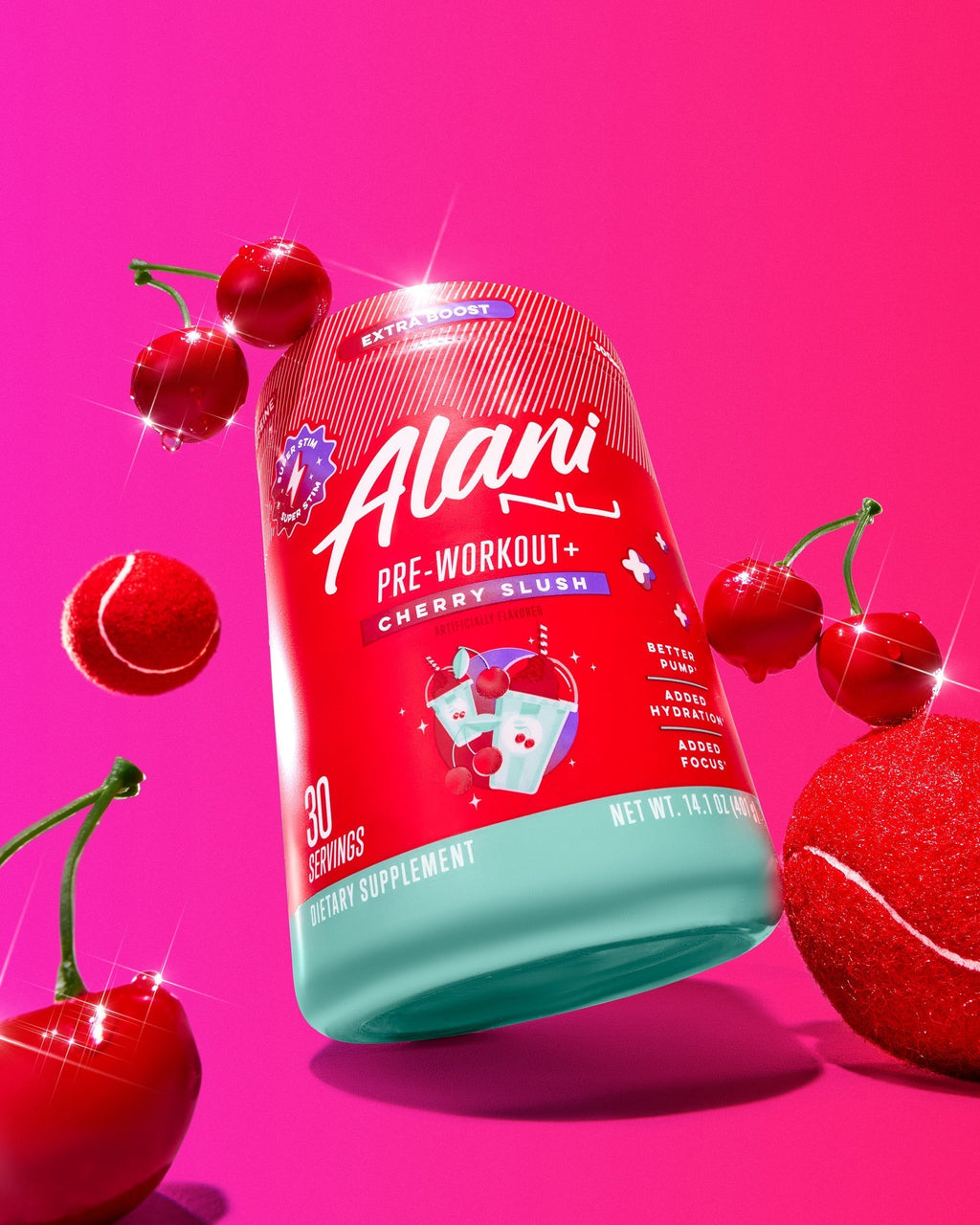 Alani Nu Pre-Workout+ - Cherry Slush Z5 - image 4