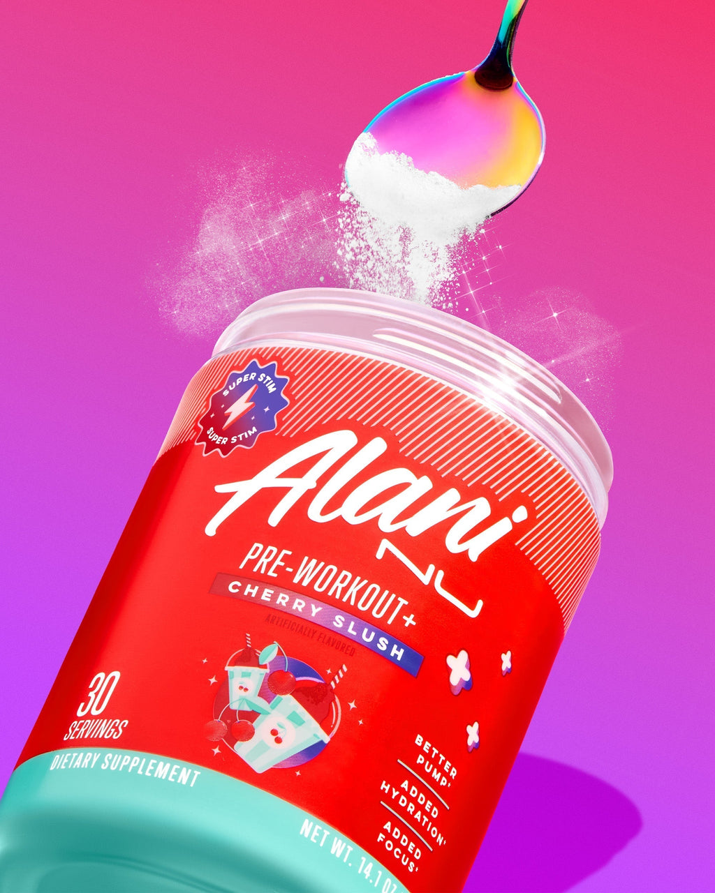 Alani Nu Pre-Workout+ - Cherry Slush Z5 - image 5
