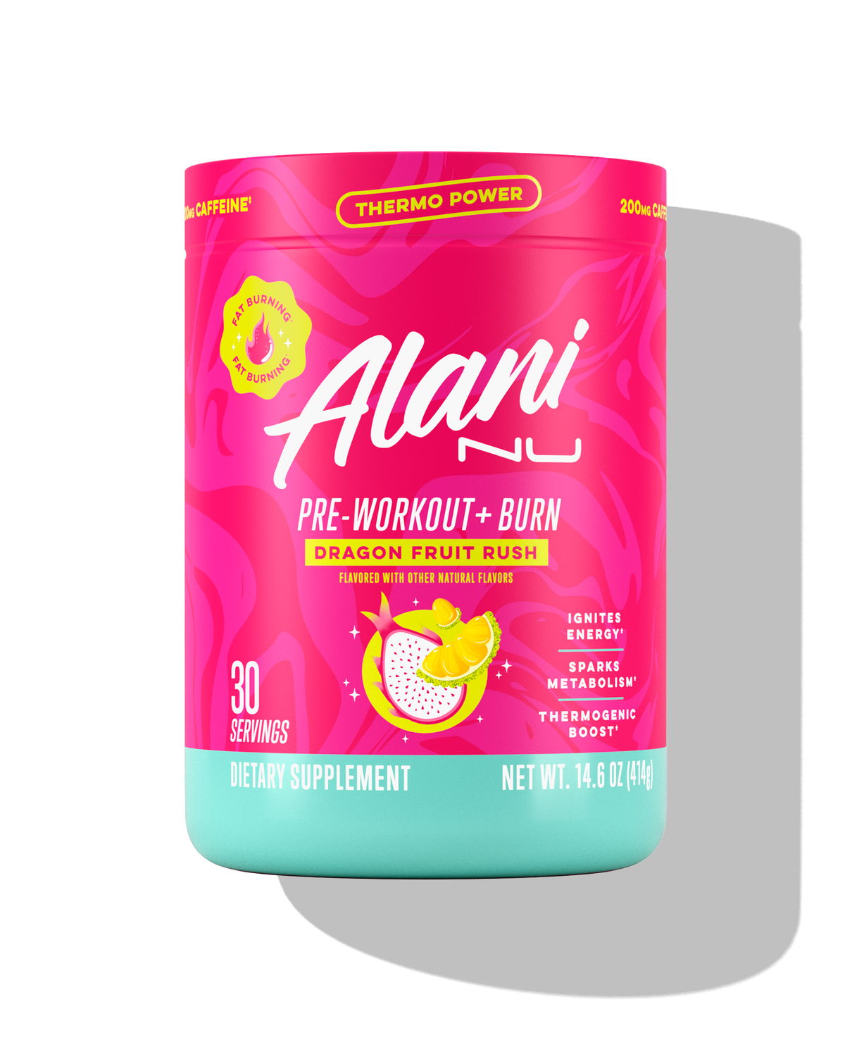 Alani Nu Pre-Workout+ Burn - Dragon Fruit Rush A7 - image 1