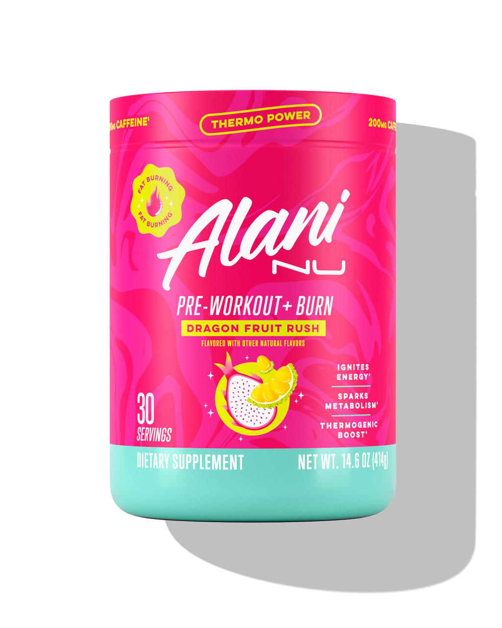 Alani Nu Pre-Workout+ Burn - Dragon Fruit Rush E9 - image 1
