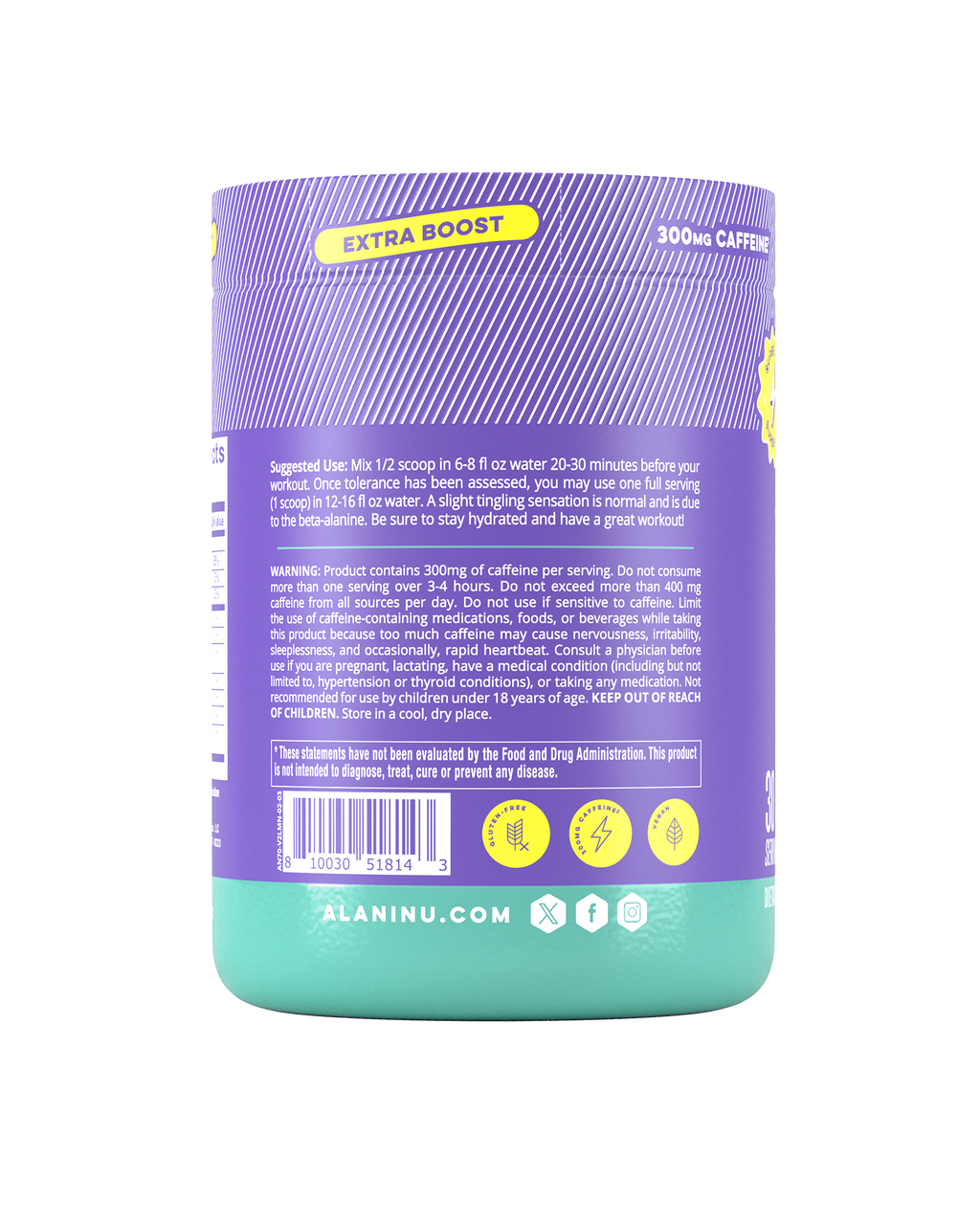 Alani Nu Pre-Workout+ - Frozen Lemonade T9 - image 3