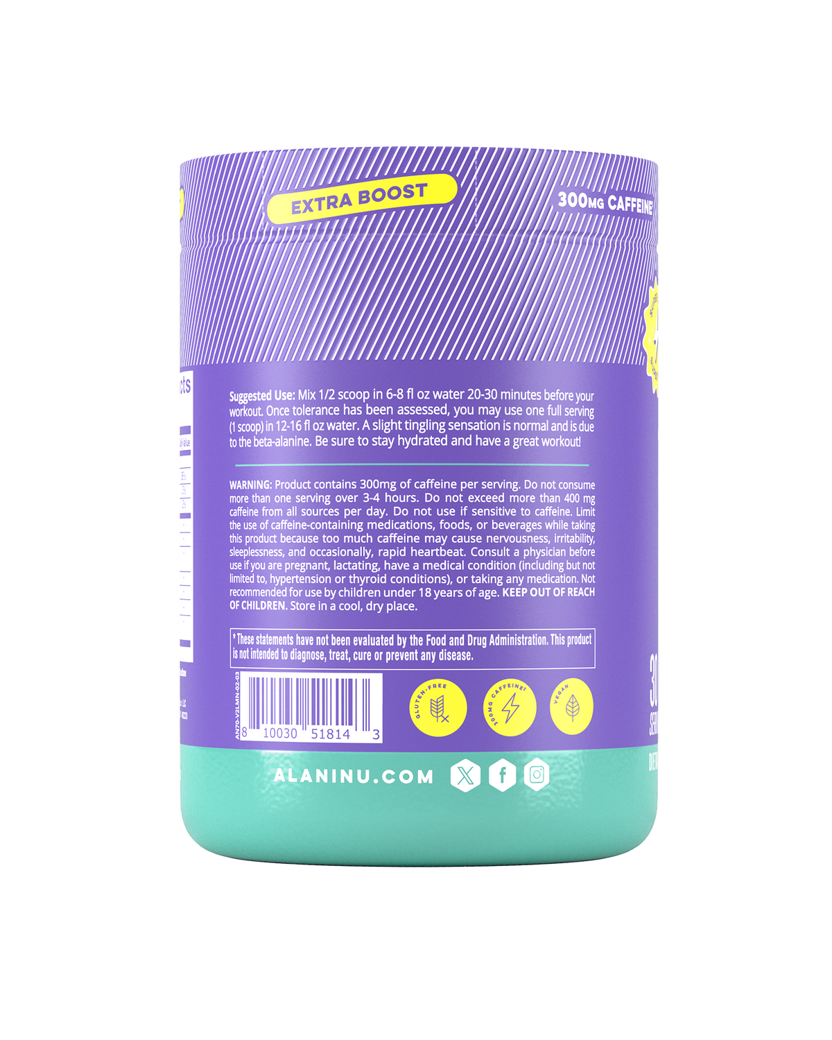 Alani Nu Pre-Workout+ - Frozen Lemonade T9 - image 3