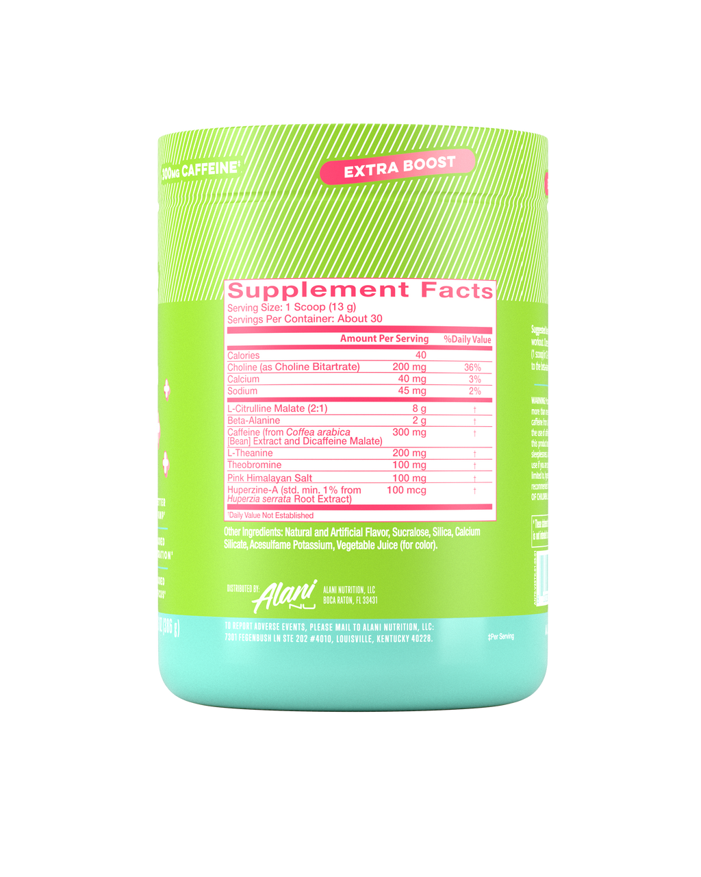 Alani Nu Pre-Workout+ - Kiwiberry A1 - image 2