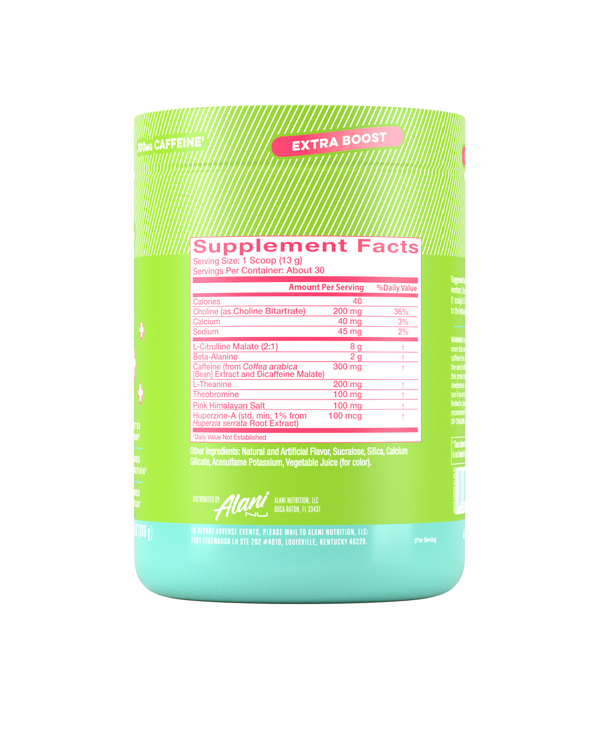 Alani Nu Pre-Workout+ - Kiwiberry A1 - image 2