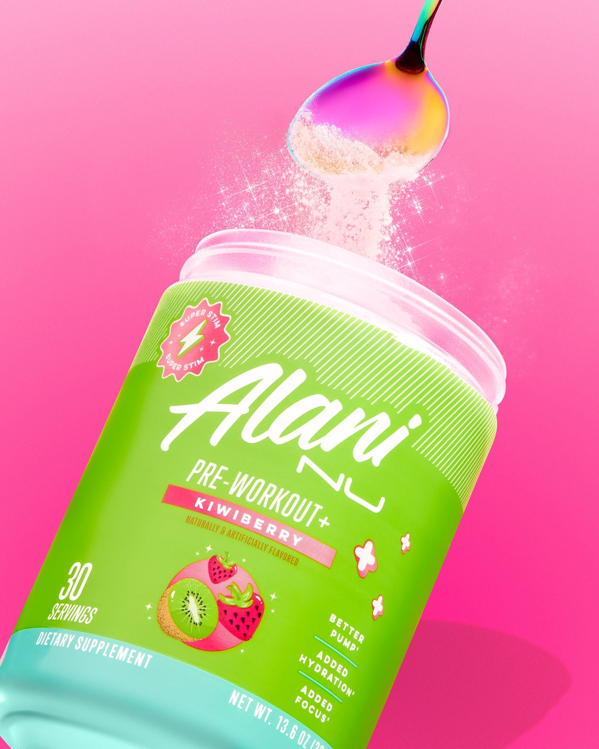 Alani Nu Pre-Workout+ - Kiwiberry A1 - image 5