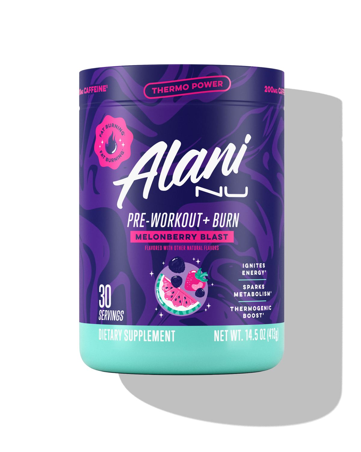 Alani Nu Pre-Workout+ Burn - Melonberry Blast L9 - image 1