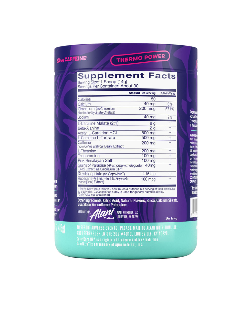 Alani Nu Pre-Workout+ Burn - Melonberry Blast L9 - image 2
