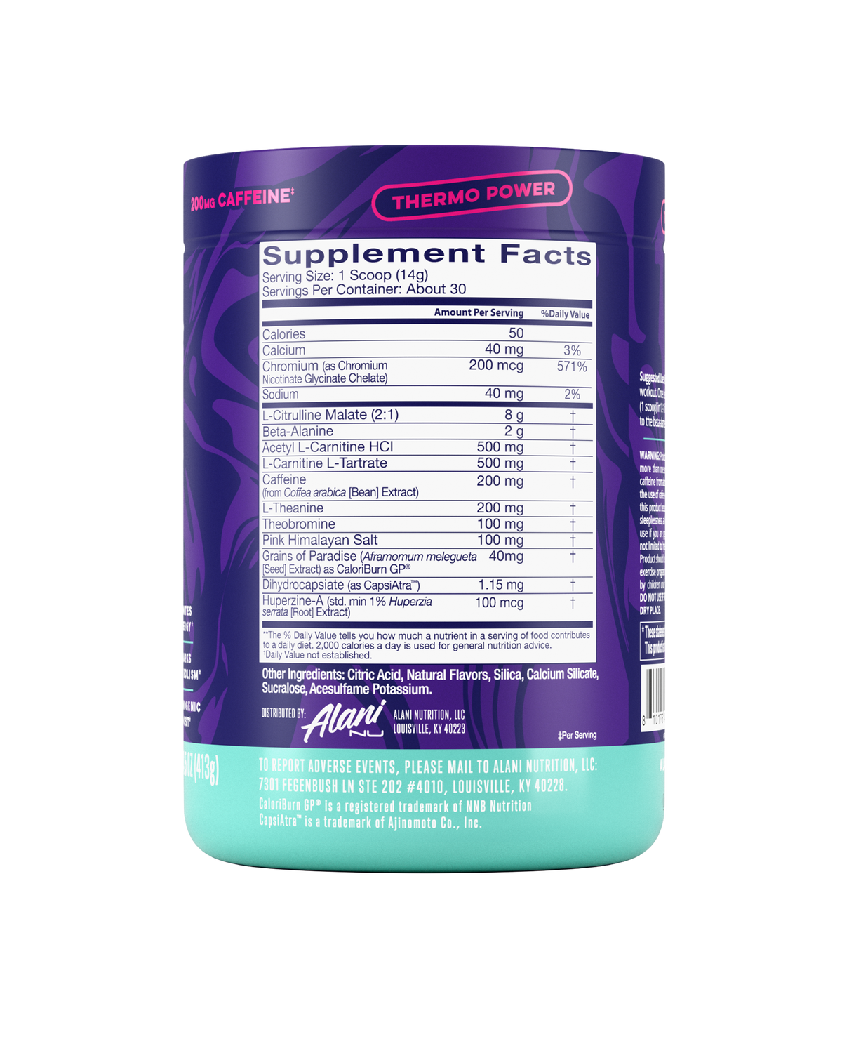 Alani Nu Pre-Workout+ Burn - Melonberry Blast L9 - image 2