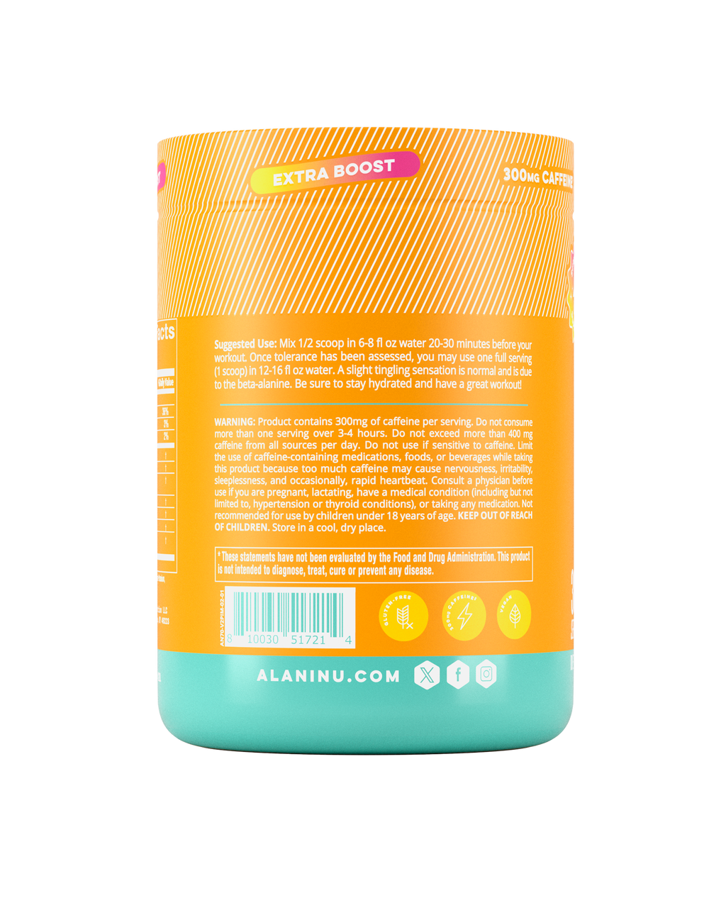 Alani Nu Pre-Workout+ - Paradise Swirl G9 - image 3