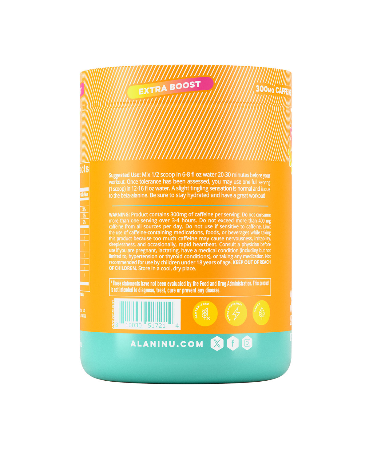 Alani Nu Pre-Workout+ - Paradise Swirl G9 - image 3