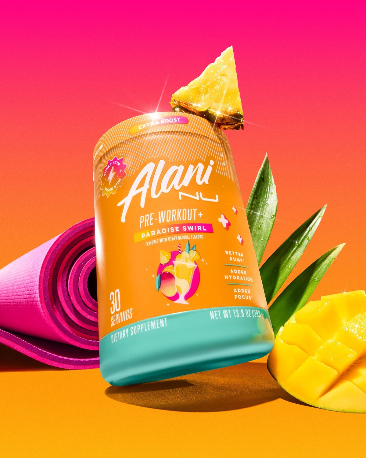 Alani Nu Pre-Workout+ - Paradise Swirl G9 - image 4