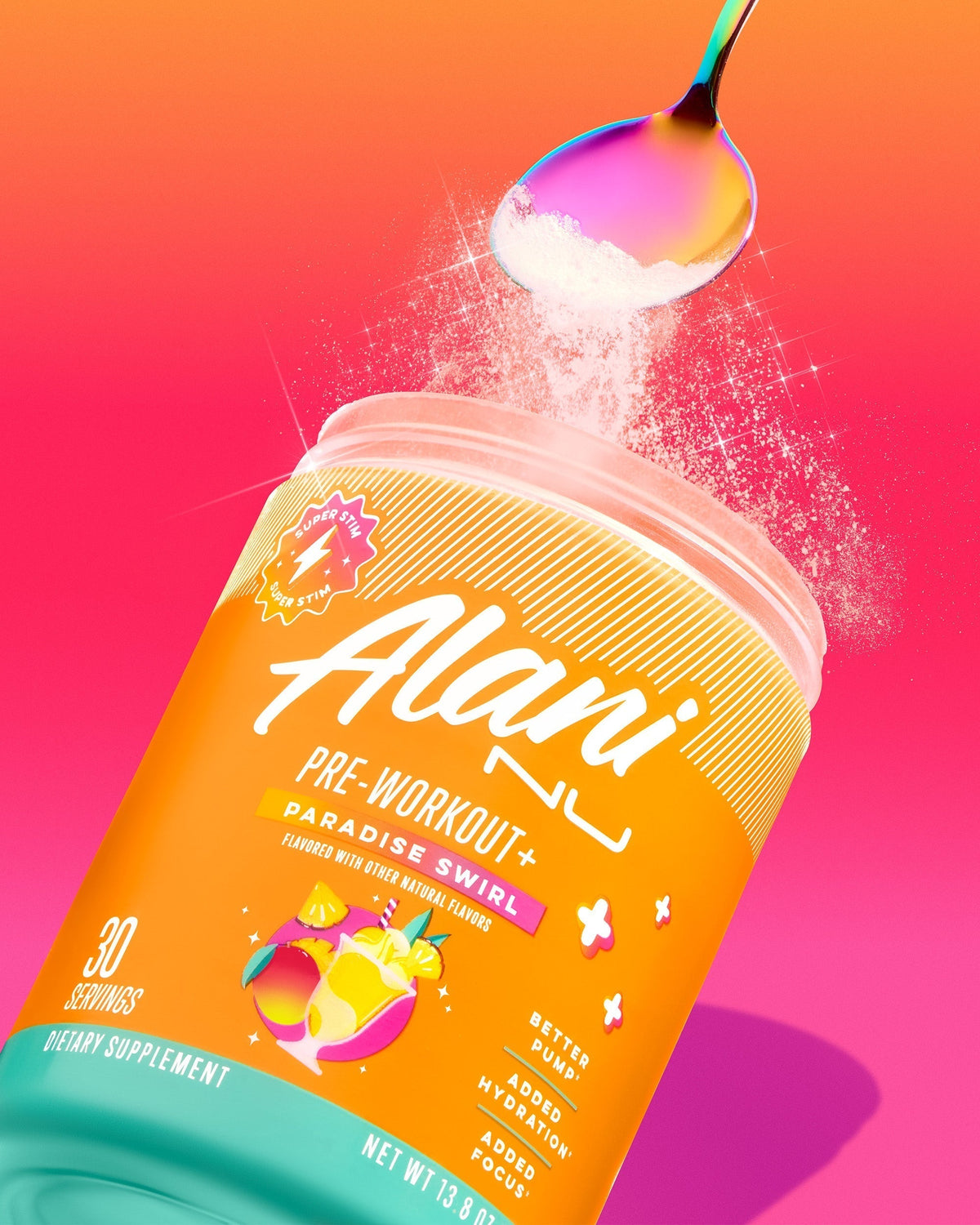Alani Nu Pre-Workout+ - Paradise Swirl G9 - image 5