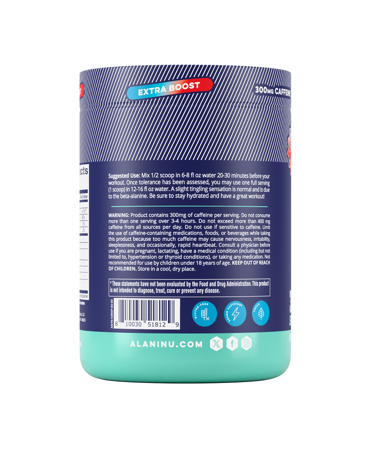 Alani Nu Pre-Workout+ - Rocket Pop S7 - image 3