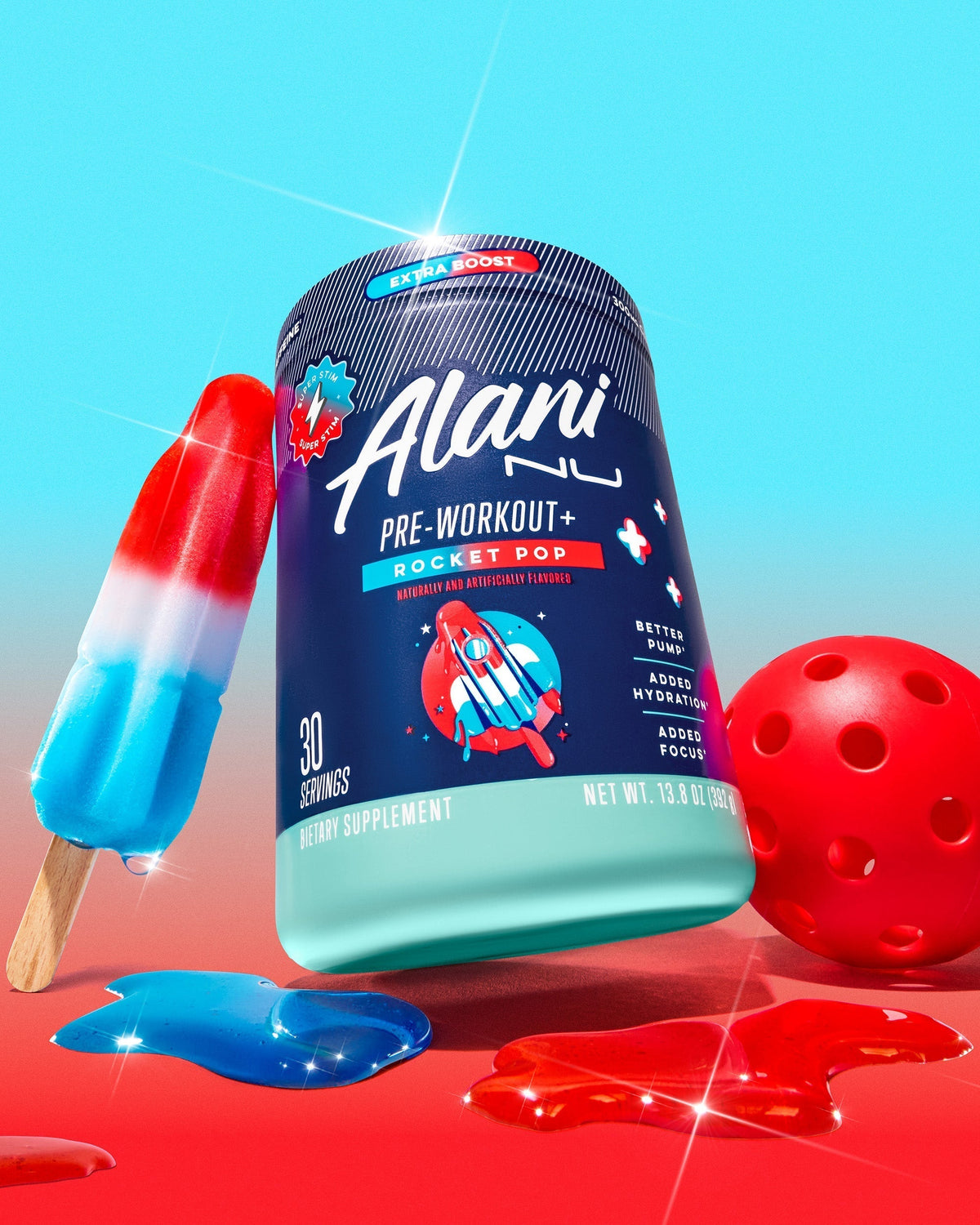 Alani Nu Pre-Workout+ - Rocket Pop S7 - image 4