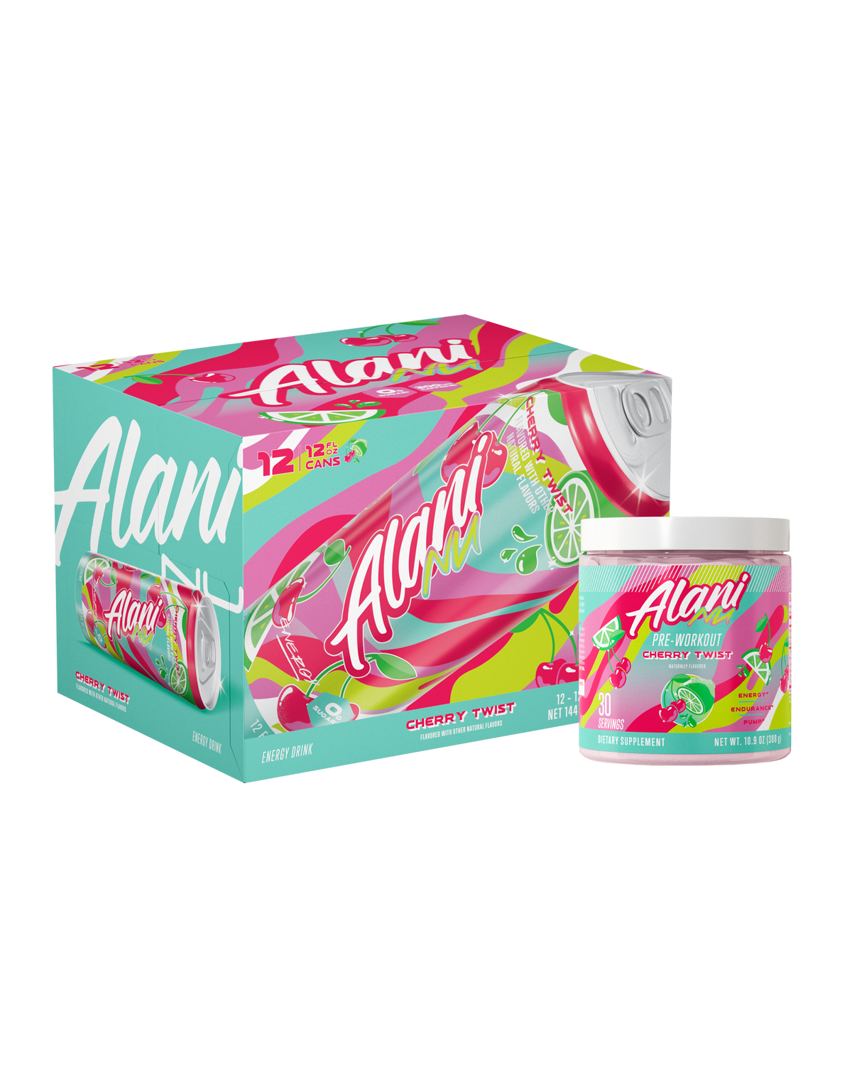 Alani Nu Energy Drink & Pre-Workout - Cherry Twist L9 - image 1