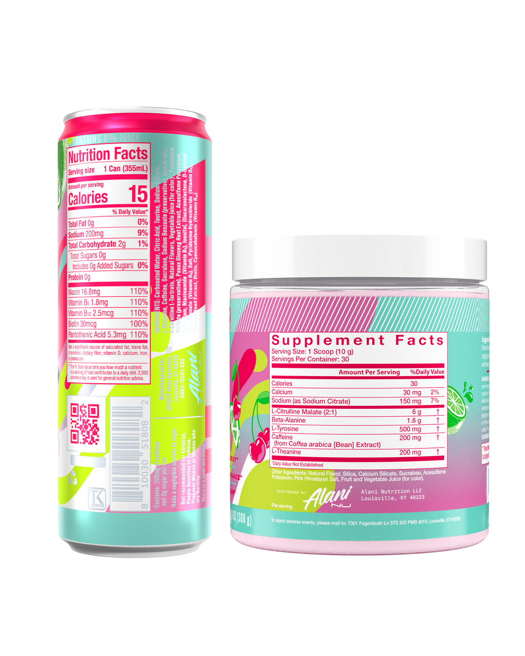 Alani Nu Energy Drink & Pre-Workout - Cherry Twist L9 - image 3