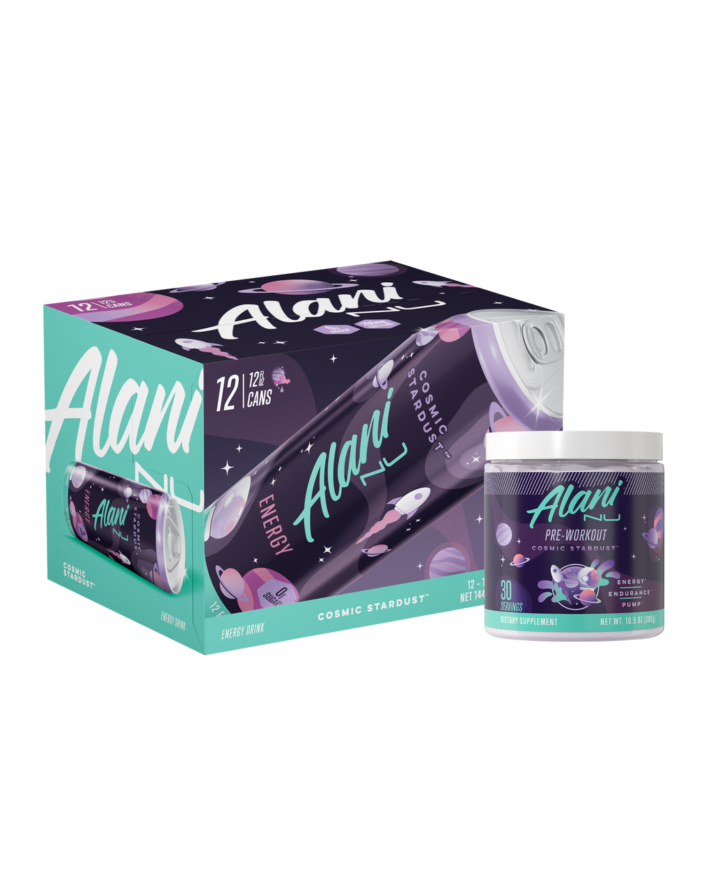 Alani Nu Energy Drink & Pre-Workout - Cosmic Stardust K8 - image 1