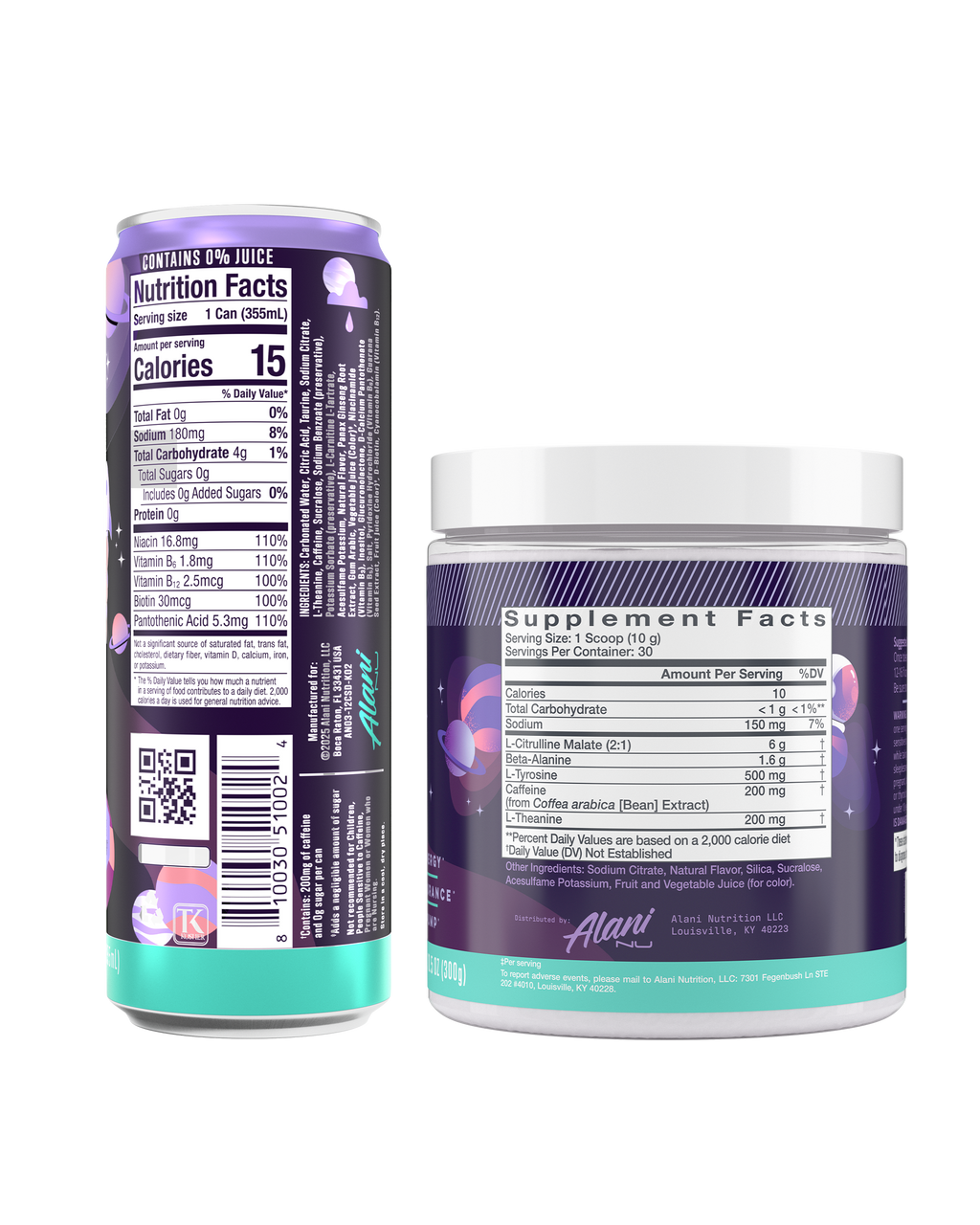 Alani Nu Energy Drink & Pre-Workout - Cosmic Stardust R5 - image 2