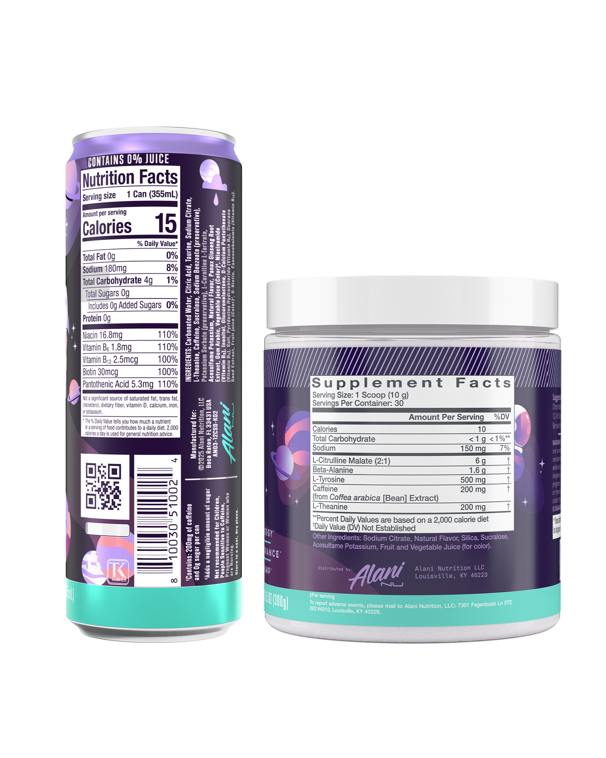 Alani Nu Energy Drink & Pre-Workout - Cosmic Stardust R5 - image 2