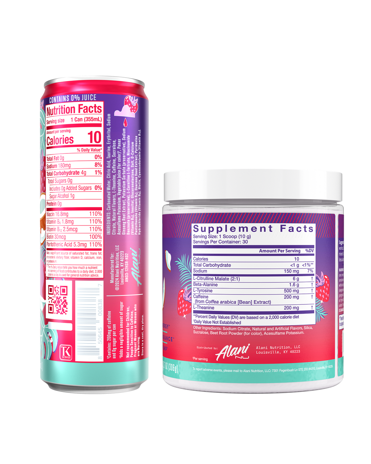 Alani Nu Energy Drink & Pre-Workout - Hawaiian Shaved Ice Z7 - image 3