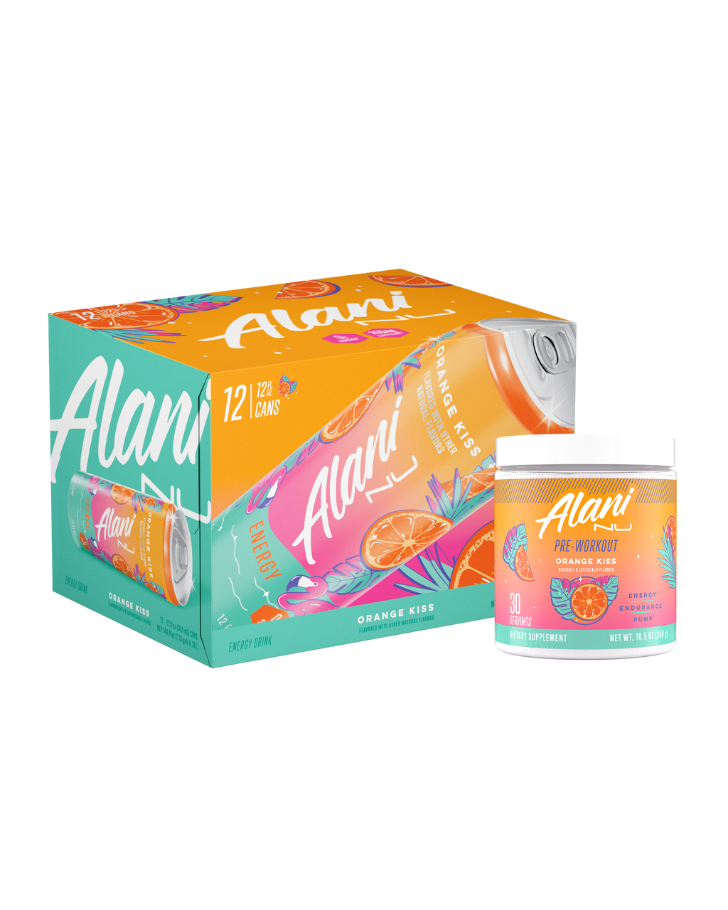 Alani Nu Energy Drink & Pre-Workout - Orange Kiss R0 - image 1