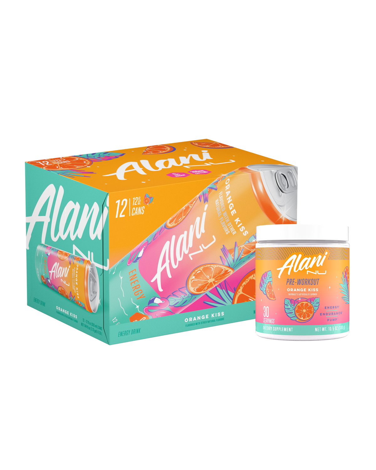 Alani Nu Energy Drink & Pre-Workout - Orange Kiss R0 - image 1