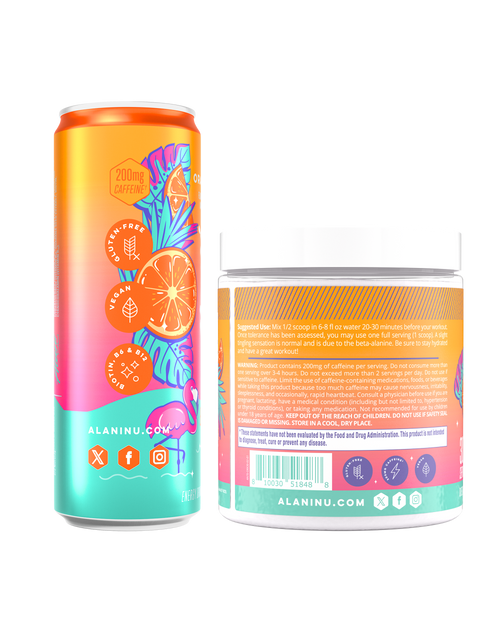 Alani Nu Energy Drink & Pre-Workout - Orange Kiss R0 - image 2