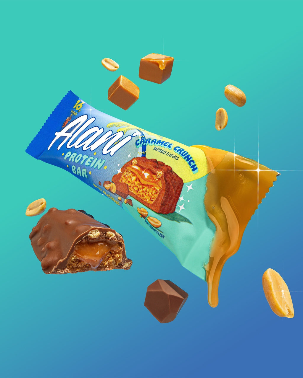 Alani Nu Protein Bar - Caramel Crunch Z3 - image 5