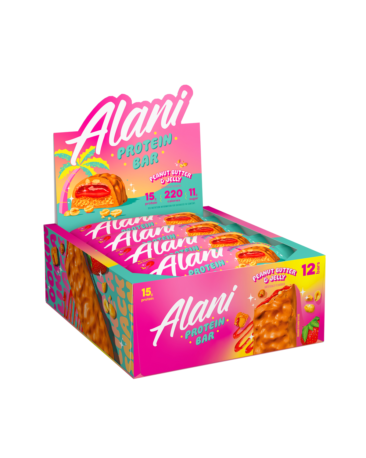 Alani Nu Protein Bar - Peanut Butter & Jelly Z7 - image 4
