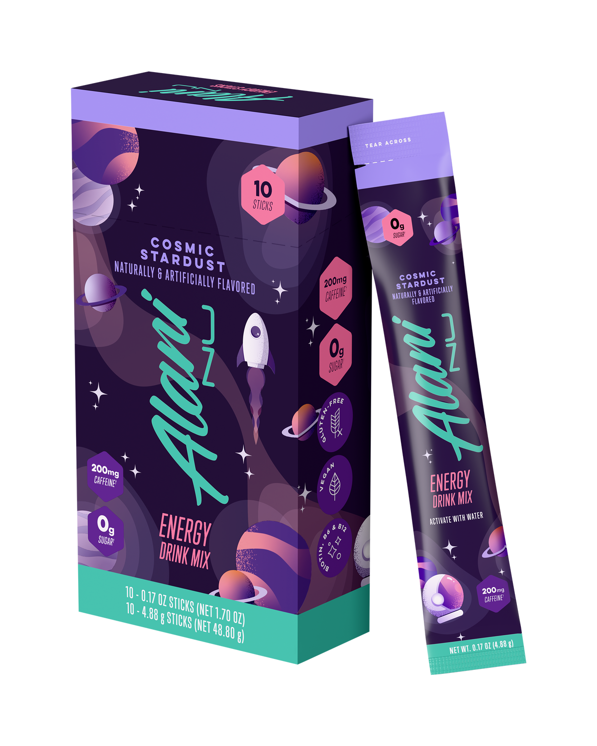 Alani Nu Energy Sticks - Cosmic Stardust S8 - image 2