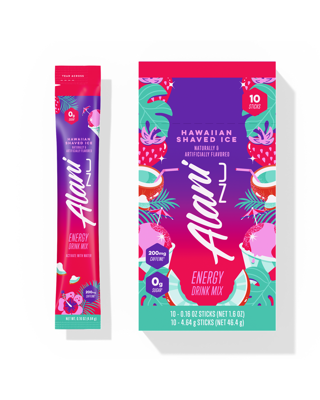 Alani Nu Energy Sticks - Hawaiian Shaved Ice F0 - image 1