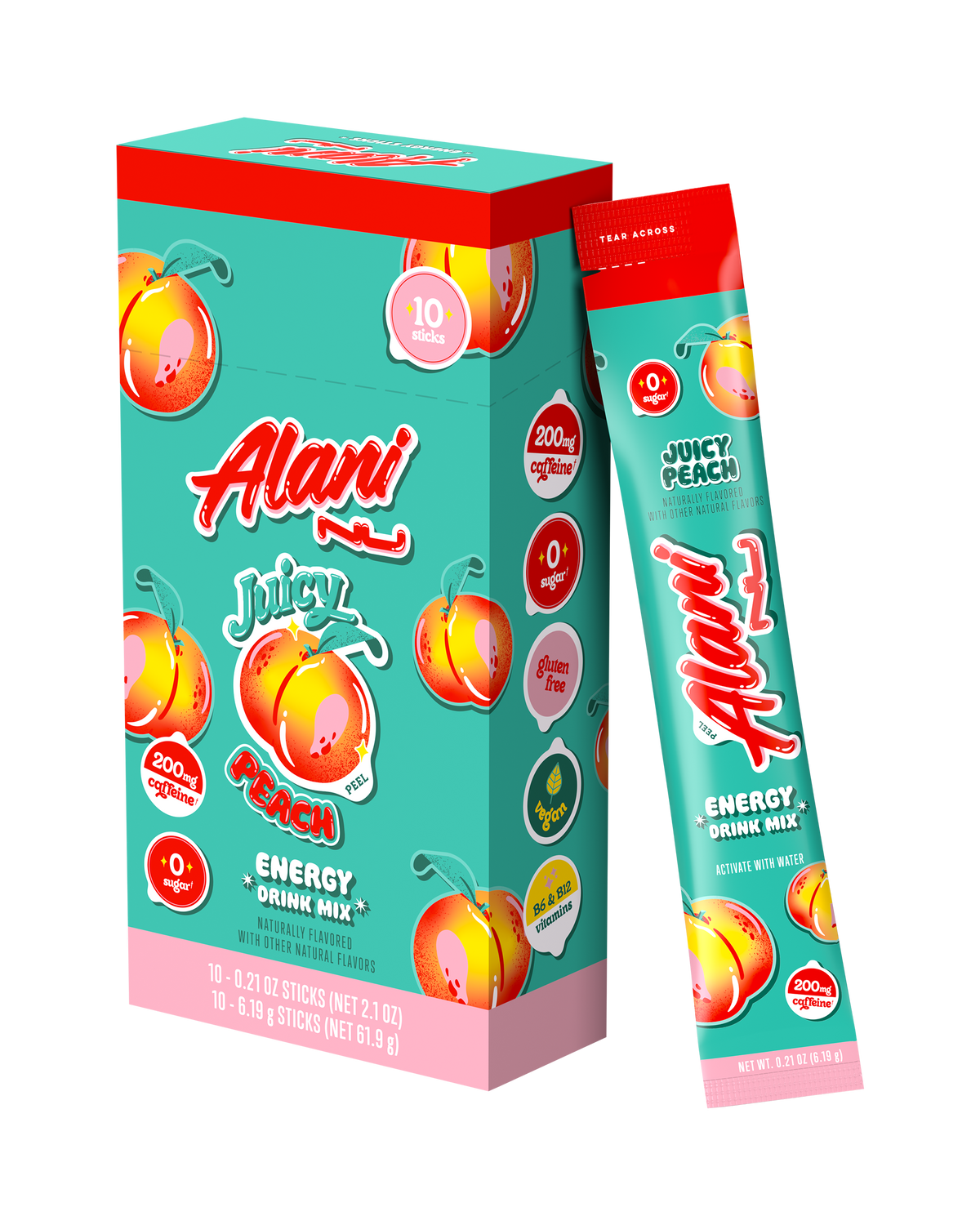 Alani Nu Energy Sticks - Juicy Peach F5 - image 2